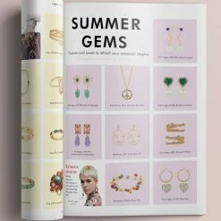 Estella Bartlett Rainbow Peace Symbol Necklace