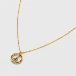 Estella Bartlett Sales Shop 49 Estella Bartlett Rainbow Peace Symbol Necklace