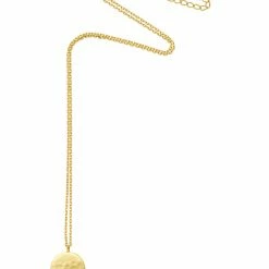 Estella Bartlett Hammered Disc Pendant