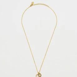 Estella Bartlett Double Circle Charm Necklace