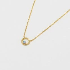 Estella Bartlett Opal Circle Necklace Sale