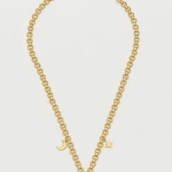 Estella Bartlett Chunky Chain Celestial Motif Necklace