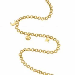 Estella Bartlett Chunky Chain Celestial Motif Necklace