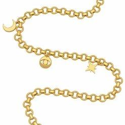 Estella Bartlett Chunky Chain Celestial Motif Necklace
