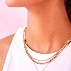 Estella Bartlett Best Sellers Chunky Rounded Box Chain Necklace