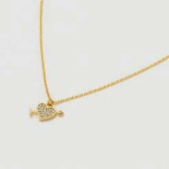 Estella Bartlett Lovestruck Pave CZ Necklace