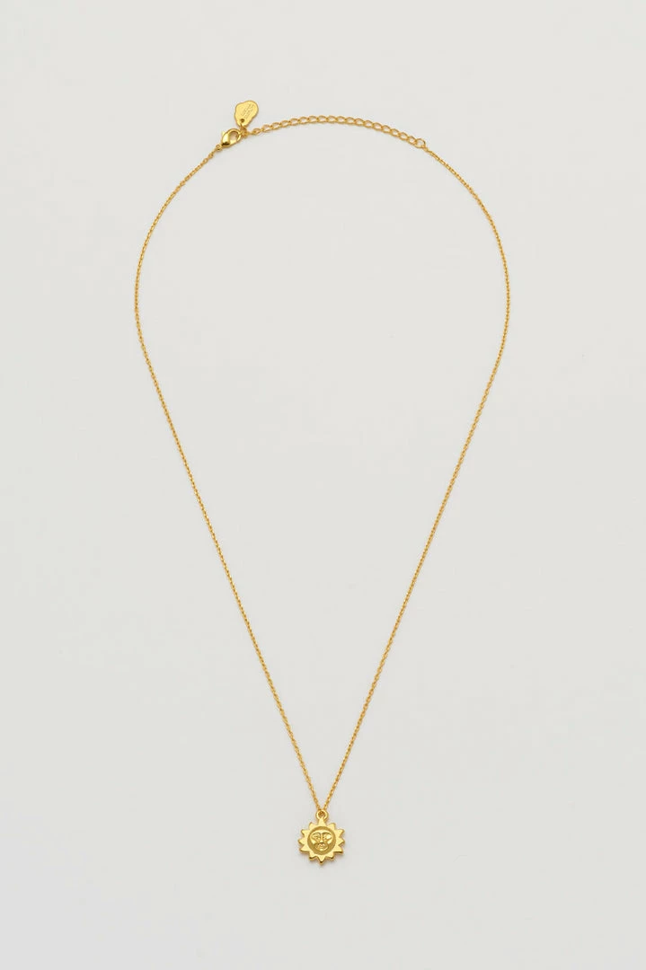 Estella Bartlett Sun Face Pendant Necklace Sale 4 Estella Bartlett Sun Face Pendant Necklace Sale