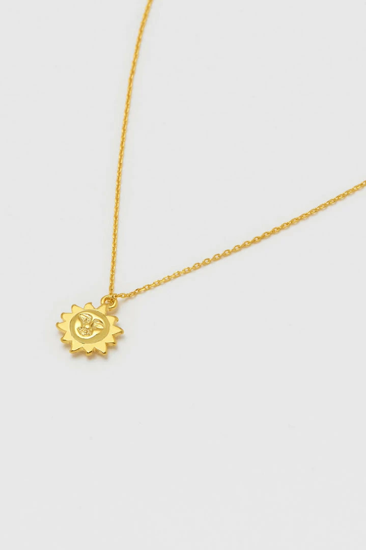 Estella Bartlett Sun Face Pendant Necklace Sale 1 Estella Bartlett Sun Face Pendant Necklace Sale
