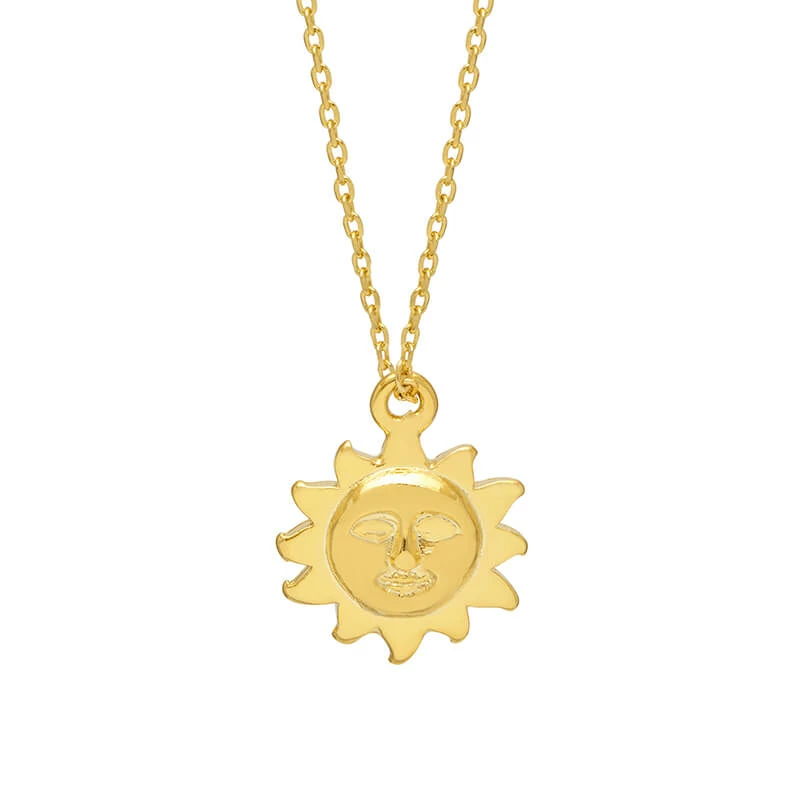 Estella Bartlett Sun Face Pendant Necklace Sale 6 Estella Bartlett Sun Face Pendant Necklace Sale