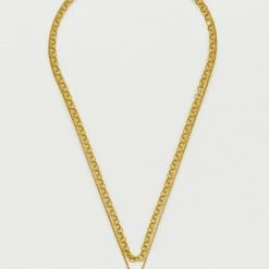 Estella Bartlett Double Layer Chain With Pebble Pendant Necklace