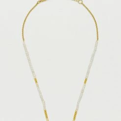 Estella Bartlett Pearl And Gold Beaded Necklace