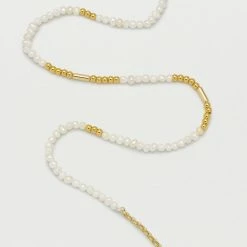 Estella Bartlett Pearl And Gold Beaded Necklace 10 Estella Bartlett Pearl And Gold Beaded Necklace