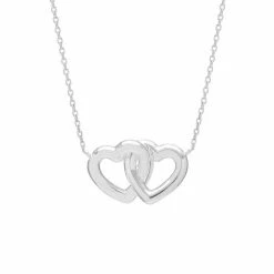 Estella Bartlett Jewellery Interlinked Hearts Necklace
