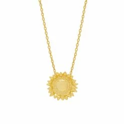 Estella Bartlett Sunflower Pendant Necklace