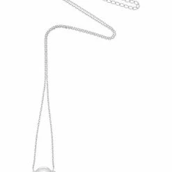 Estella Bartlett Jewellery Saturn Planet CZ Pendant Necklace