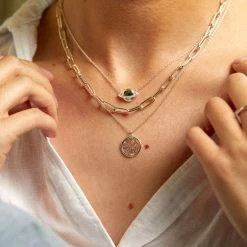 Estella Bartlett Jewellery Saturn Planet CZ Pendant Necklace