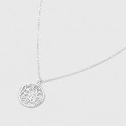 Estella Bartlett Jewellery Just Be You Cutout Disc Pendant Necklace