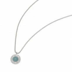 Estella Bartlett Gemstone CZ Disc Necklace Sale