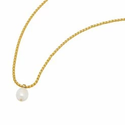 Estella Bartlett Baroque Pearl Pendant Rope Chain Necklace Sale