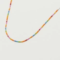 Estella Bartlett Jewellery Rainbow Beaded Necklace