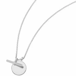 Estella Bartlett Sale Double Charm Disc And T-Bar Necklace