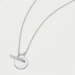 Estella Bartlett Sale Double Charm Disc And T-Bar Necklace