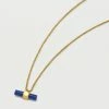 Estella Bartlett Sale Gemstone T-Bar Pendant Necklace