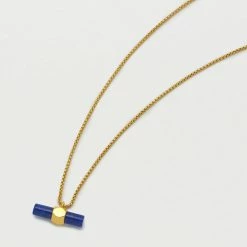 Estella Bartlett Sale Gemstone T-Bar Pendant Necklace