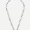 Estella Bartlett Sale Oval Link T-Bar Chain Necklace