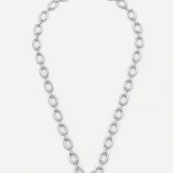 Estella Bartlett Sale Oval Link T-Bar Chain Necklace
