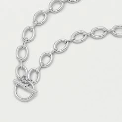 Estella Bartlett Sale Oval Link T-Bar Chain Necklace
