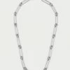 Estella Bartlett Long Link T-Bar Mixed Chain Necklace