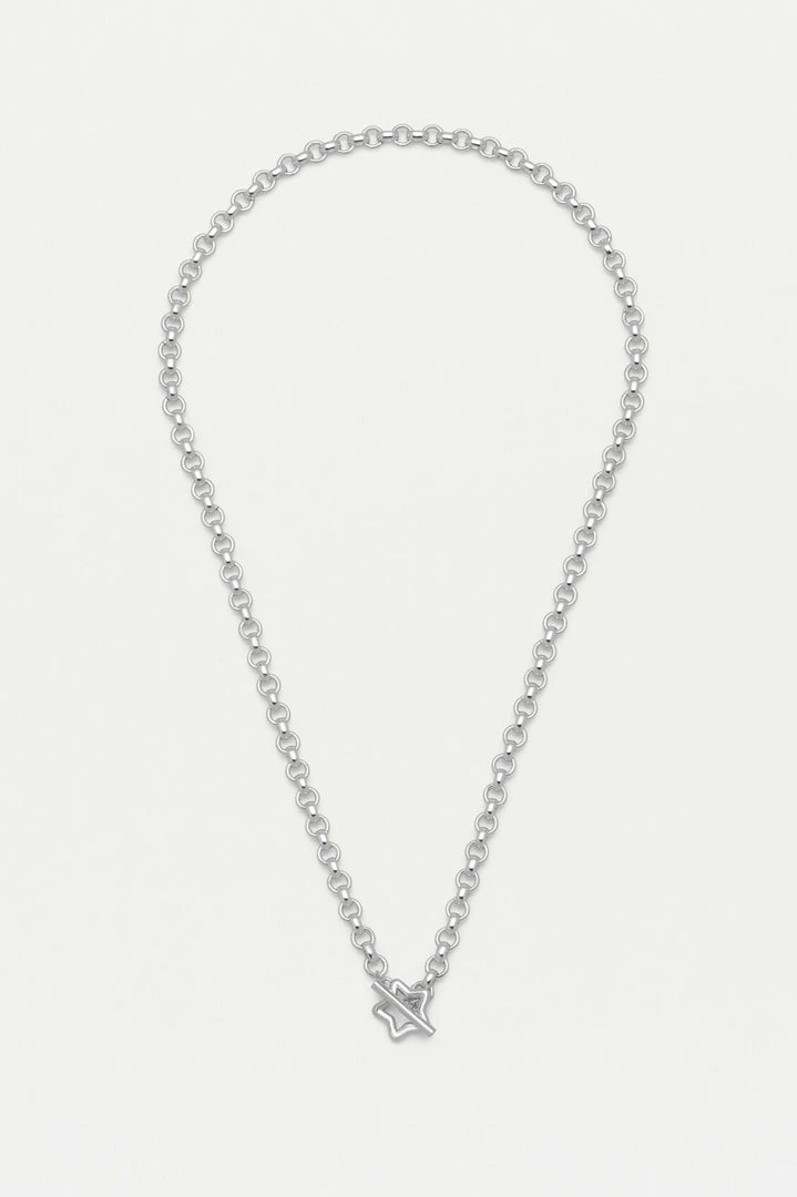 Estella Bartlett Star T-Bar Link Chain Necklace 1 Estella Bartlett Star T-Bar Link Chain Necklace