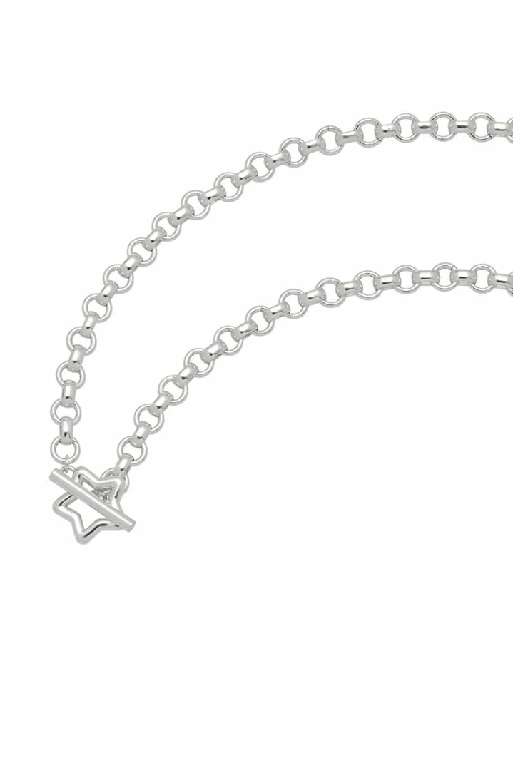 Estella Bartlett Star T-Bar Link Chain Necklace 6 Estella Bartlett Star T-Bar Link Chain Necklace
