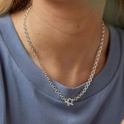 Estella Bartlett Star T-Bar Link Chain Necklace