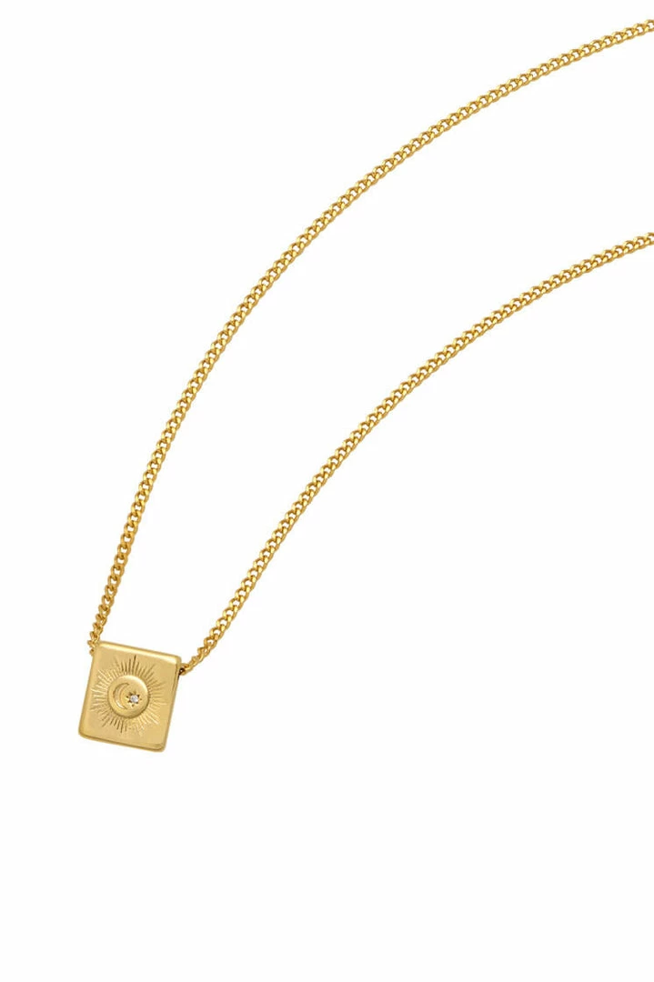 Estella Bartlett Celestial CZ Pendant Chain Necklace Sale 6 Estella Bartlett Celestial CZ Pendant Chain Necklace Sale