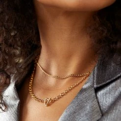 Estella Bartlett Flat Curb Chain Necklace Sale