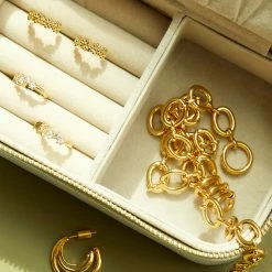 Estella Bartlett Wildflower Daisy Chain Hoop Earrings Best Sellers