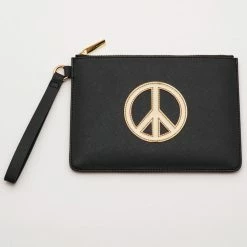 Estella Bartlett Sale Peace Applique Medium Pouch