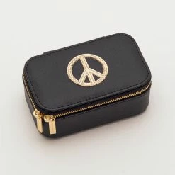 Estella Bartlett Peace Applique Mini Jewellery Box