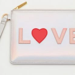 Estella Bartlett Love Applique Medium Pouch Sale 8 Estella Bartlett Love Applique Medium Pouch Sale