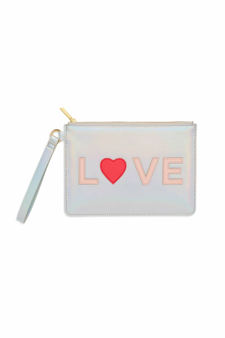 Estella Bartlett Love Applique Medium Pouch Sale 3 Estella Bartlett Love Applique Medium Pouch Sale