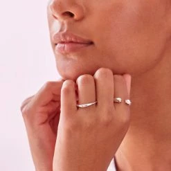 Estella Bartlett Sale Open Ring With Star CZ Detail