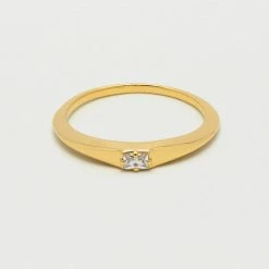 Estella Bartlett Slim Baguette CZ Ring