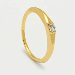 Estella Bartlett Slim Baguette CZ Ring