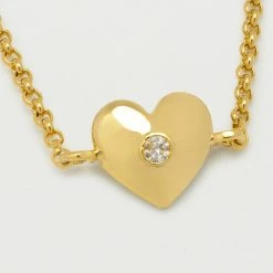 Estella Bartlett Sale Mini Heart CZ Adjustable Chain Ring