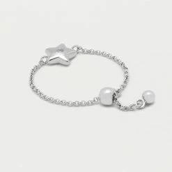 Estella Bartlett Mini Star CZ Adjustable Chain Ring