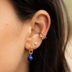 Estella Bartlett Sale Gemstone Drop Hoop Earrings